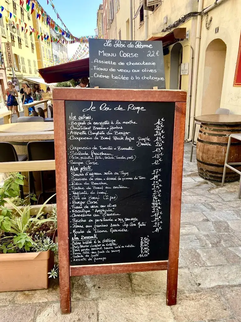 Menu_Le Roi de Rome_Ajaccio_image_1