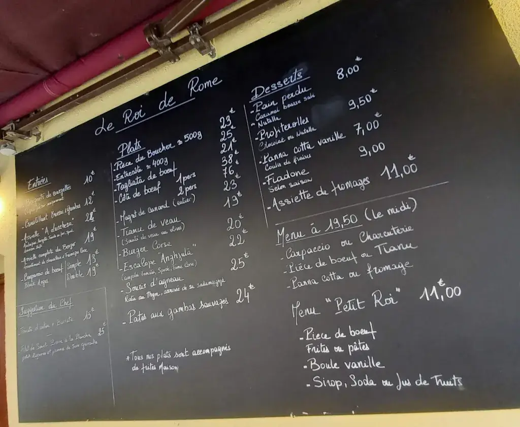 Menu_Le Roi de Rome_Ajaccio_image_3