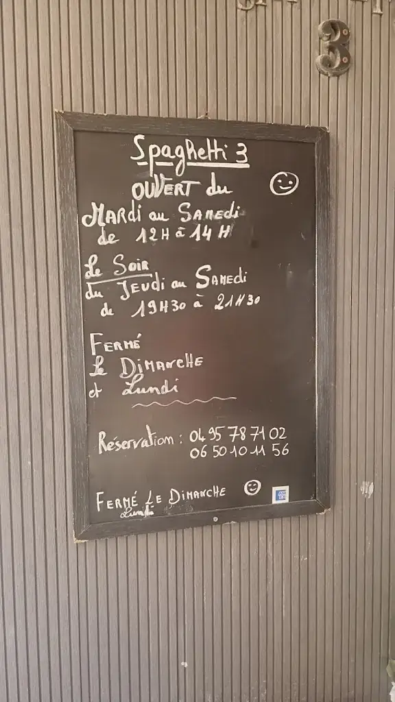 Menu_Spaghetti 3_Ajaccio_image_1