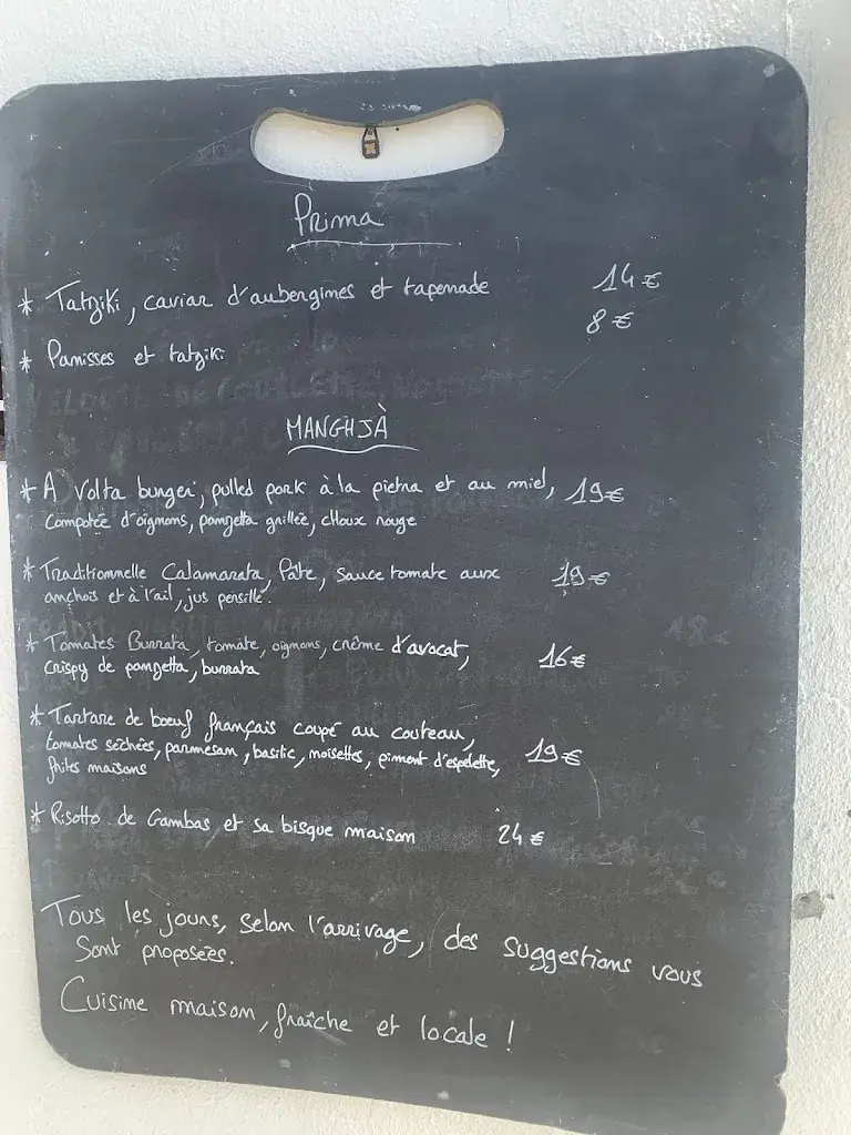 Menu_Restaurant A Volta_Cargèse_image_1