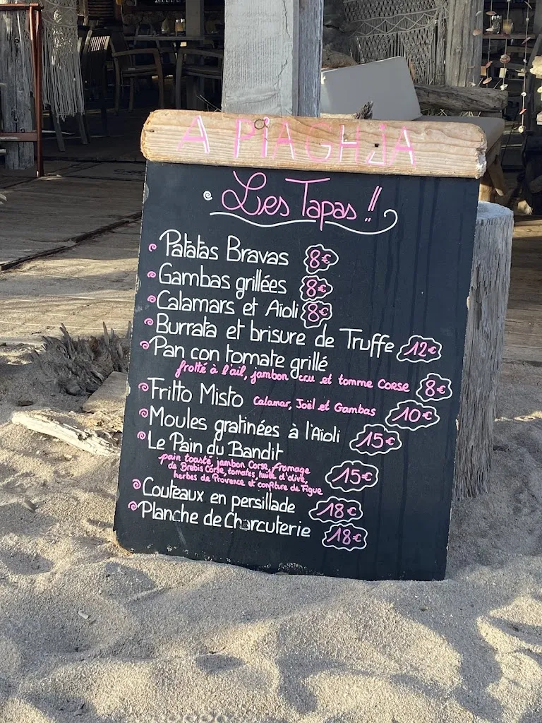 Menu_Paillotte A Piaghja_Cargèse_image_4