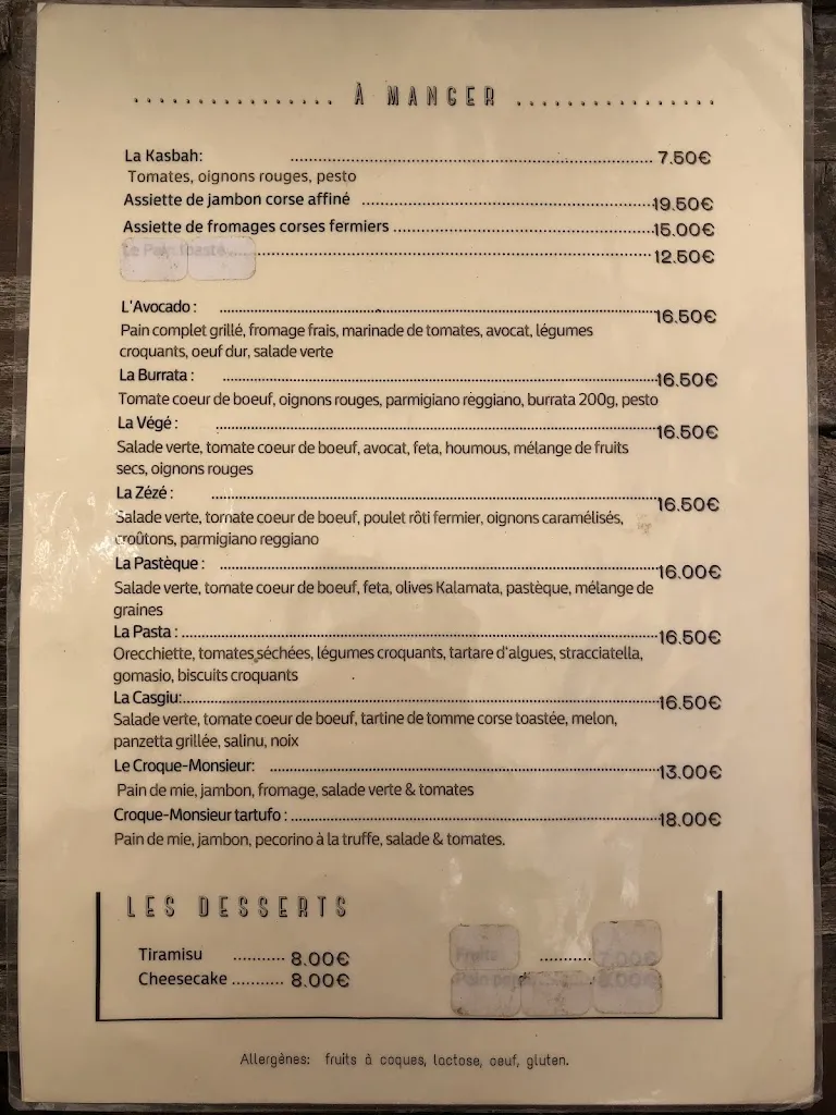 Menu_Café Le Yuka_Cargèse_image_2