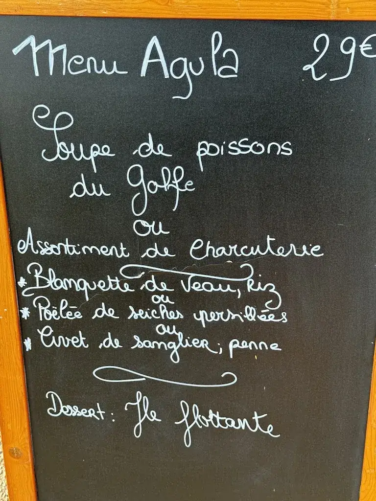 Menü_Auberge du pêcheur / Agula Marina_Cargèse_Bild_3