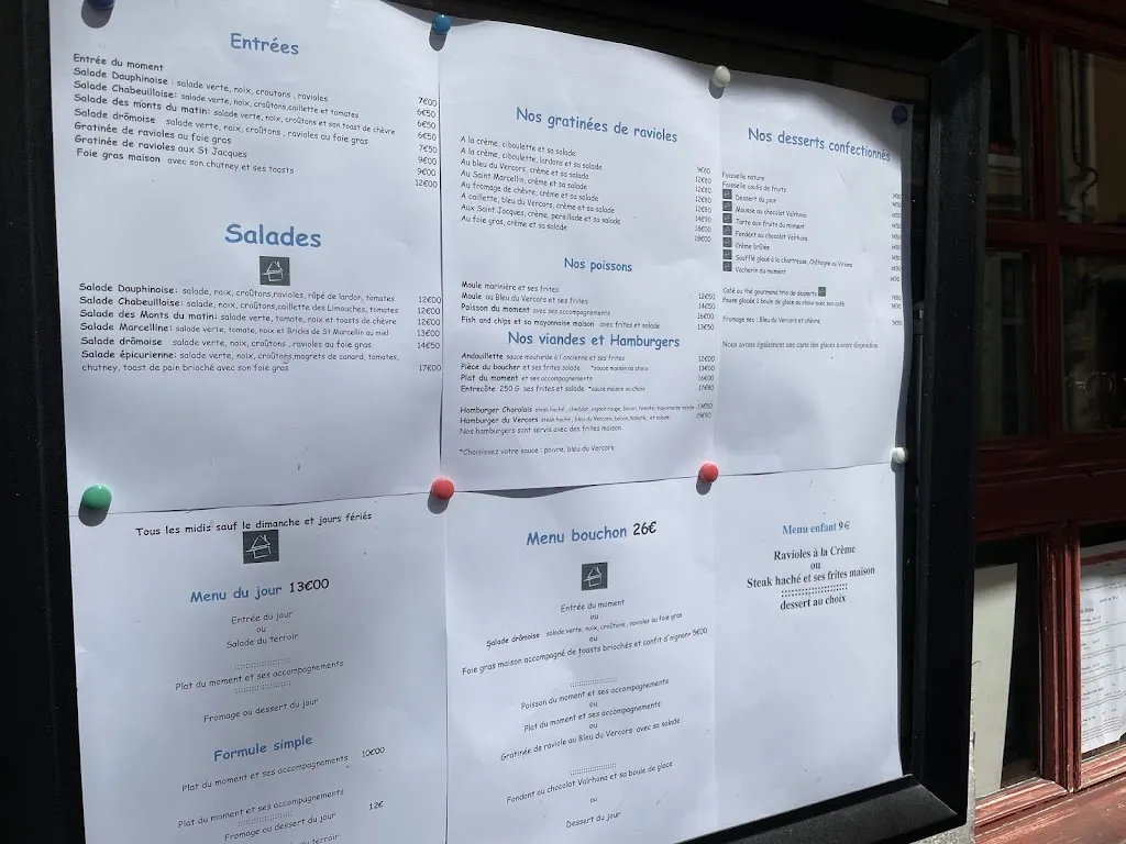 Menu_Bouchon drômois_Chabeuil_imagen_1