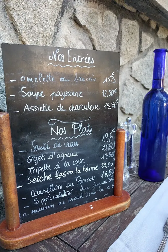 Menu_Restaurant la ferme_Albitreccia_immagine_4