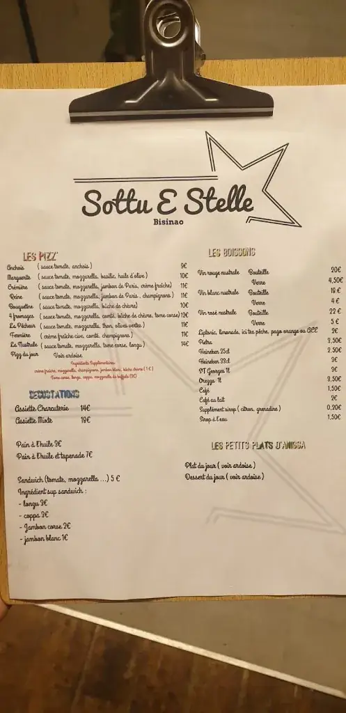 Menu_Stelle & pizza_Albitreccia_image_1