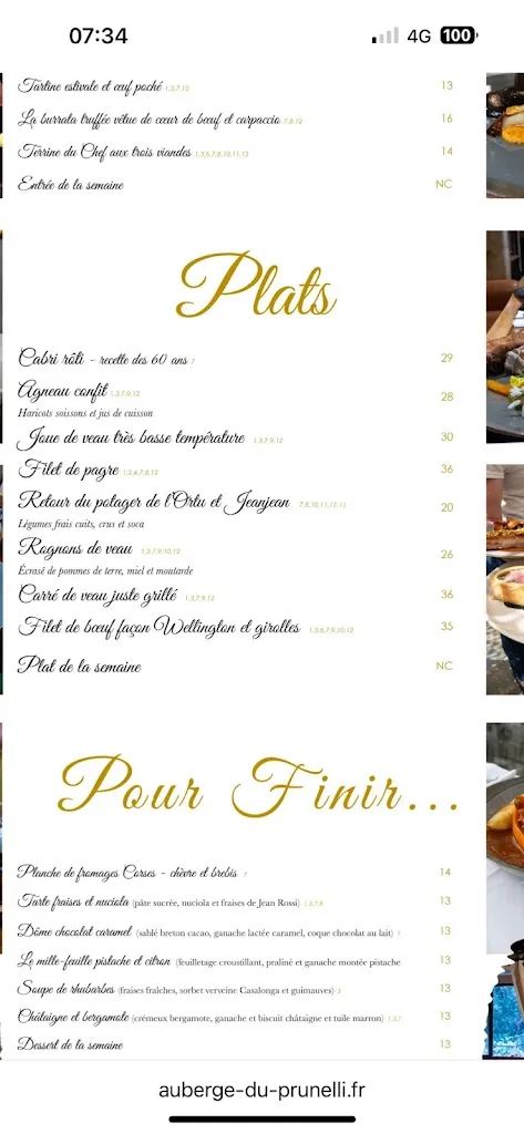 Menu_Auberge du Prunelli_Bastelicaccia_image_2