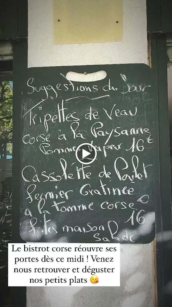 Menu_Le Bistrot Corse_Ajaccio_image_1