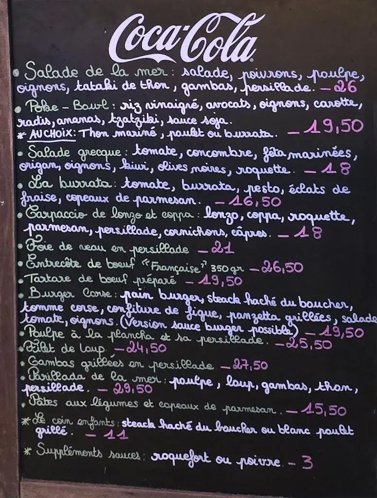 Menu_Paillote Casa Médea_Pietrosella_image_1
