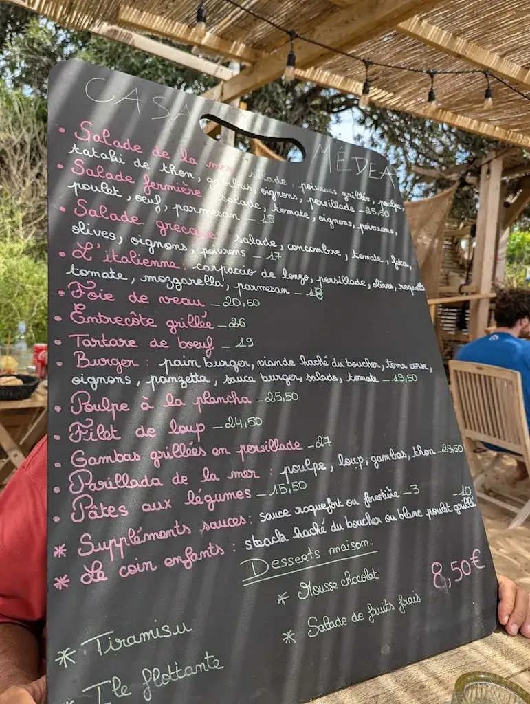 Menu_Paillote Casa Médea_Pietrosella_image_4