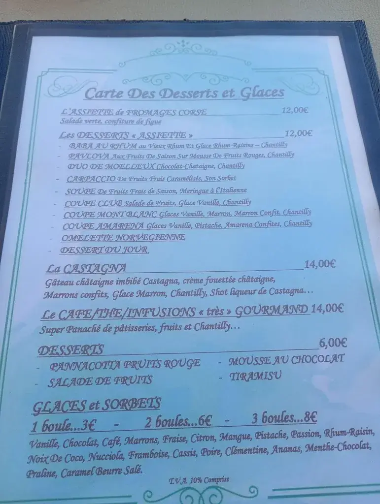 Menü_Restaurant le Club_Grosseto-Prugna_Bild_1