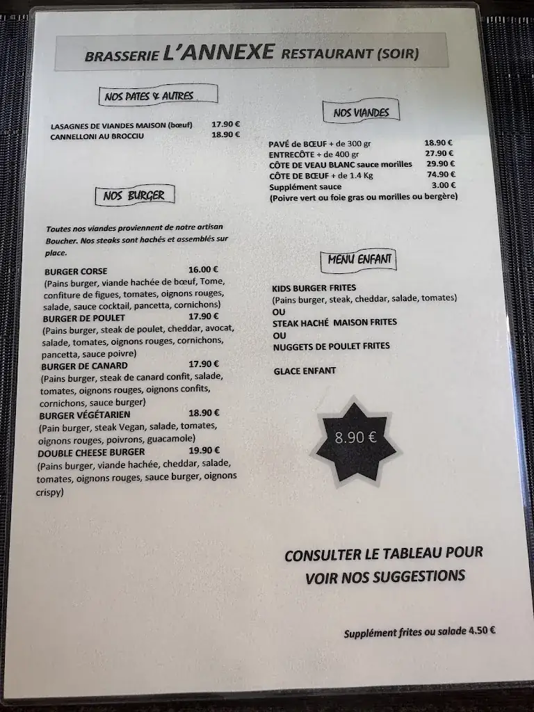 Menu_L'Annexe_Bastelicaccia_immagine_1