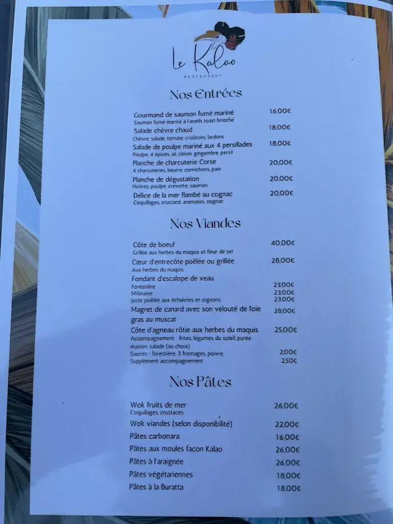 Menu_Restaurant Le Kalao_Furiani_image_3