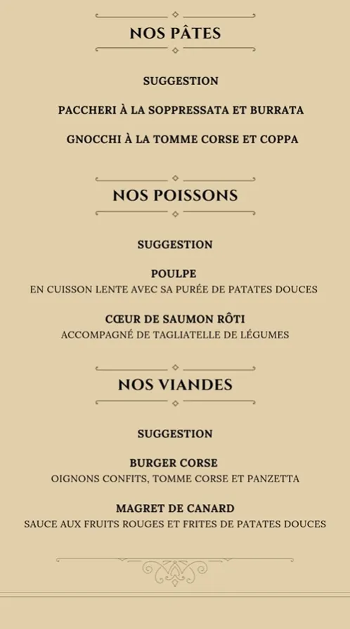 Menu_Restaurant Le Mademoiselle_Bastia_image_1