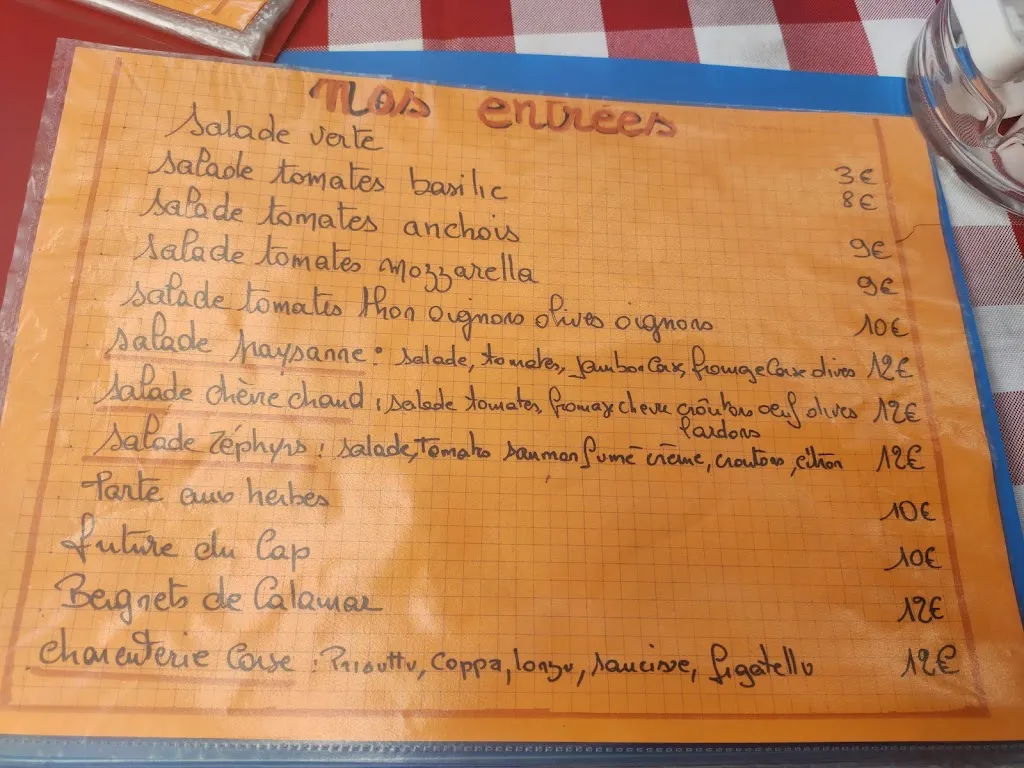 Menu_Restaurant Pizzeria Les Zephyrs_Bastia_image_3