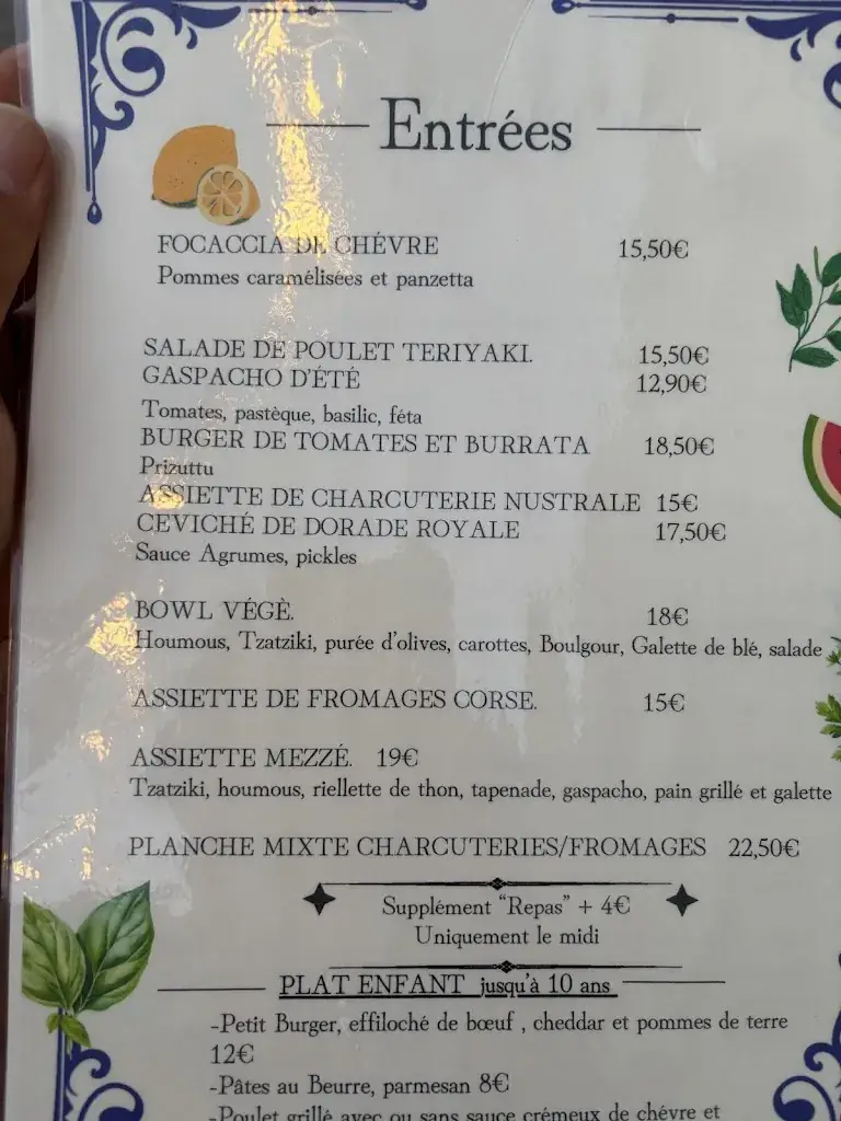 Menu_Restaurant Chez Vincent_Bastia_image_2