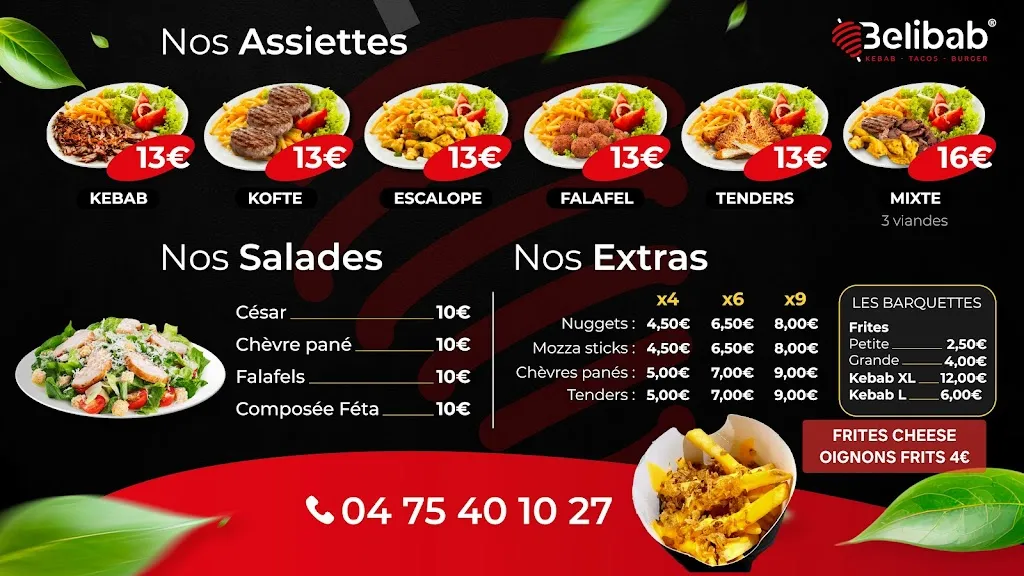 Menu_Kebab le Belibab Chabeuil_Chabeuil_immagine_1