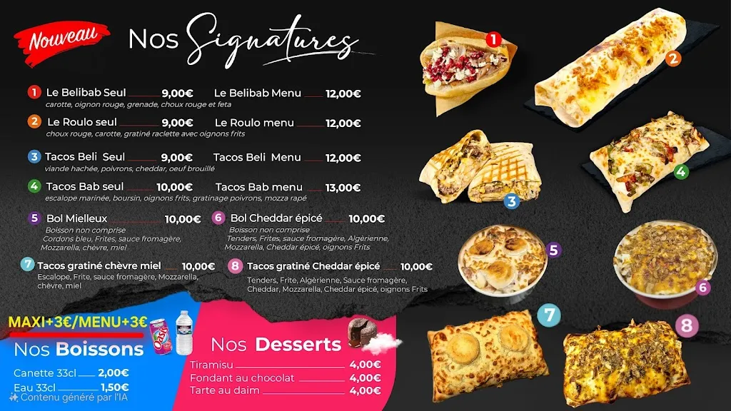 Menu_Kebab le Belibab Chabeuil_Chabeuil_immagine_2