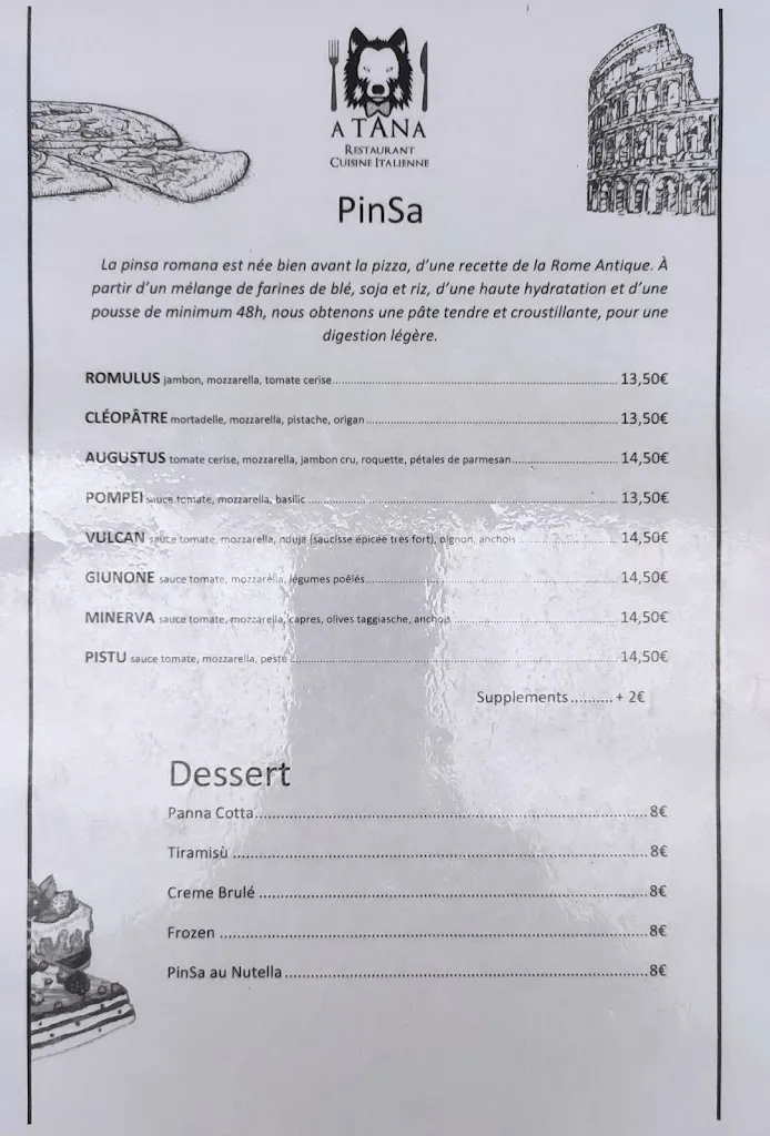 Menu_Restaurant A Tana_Bastia_image_3