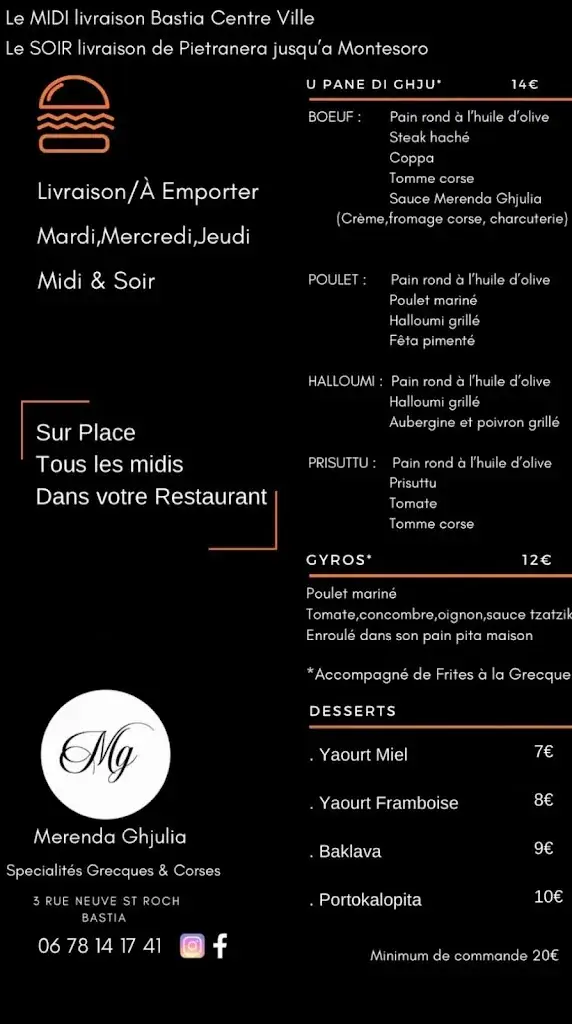 Menu_Restaurant Merenda Ghjulia_Bastia_image_2