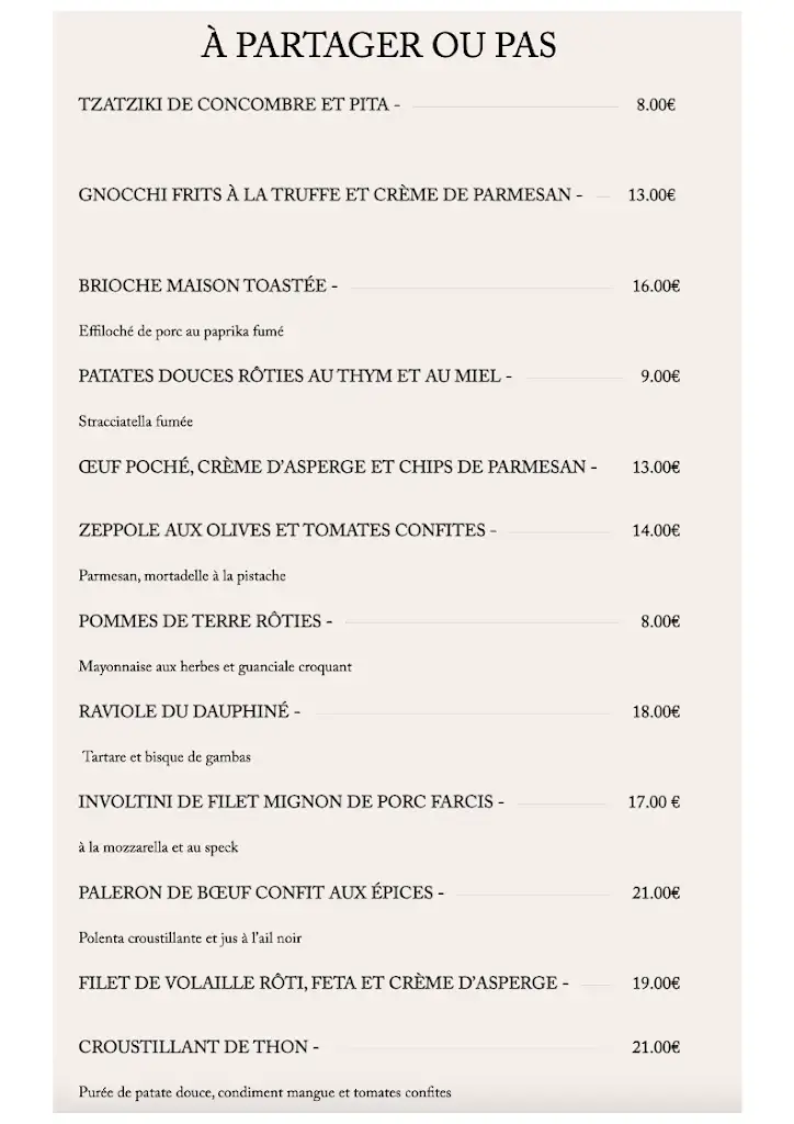 Menu_Restaurant Timà Bastia_Bastia_image_2