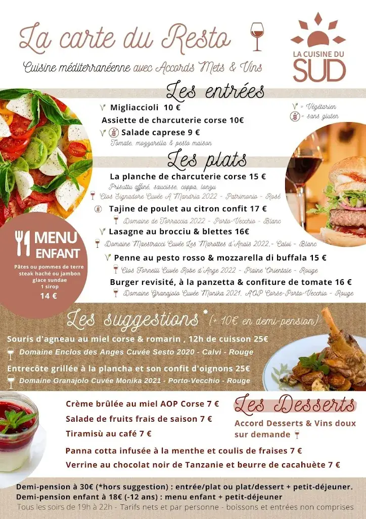 Menu_La Cuisine du Sud_Bastia_image_1