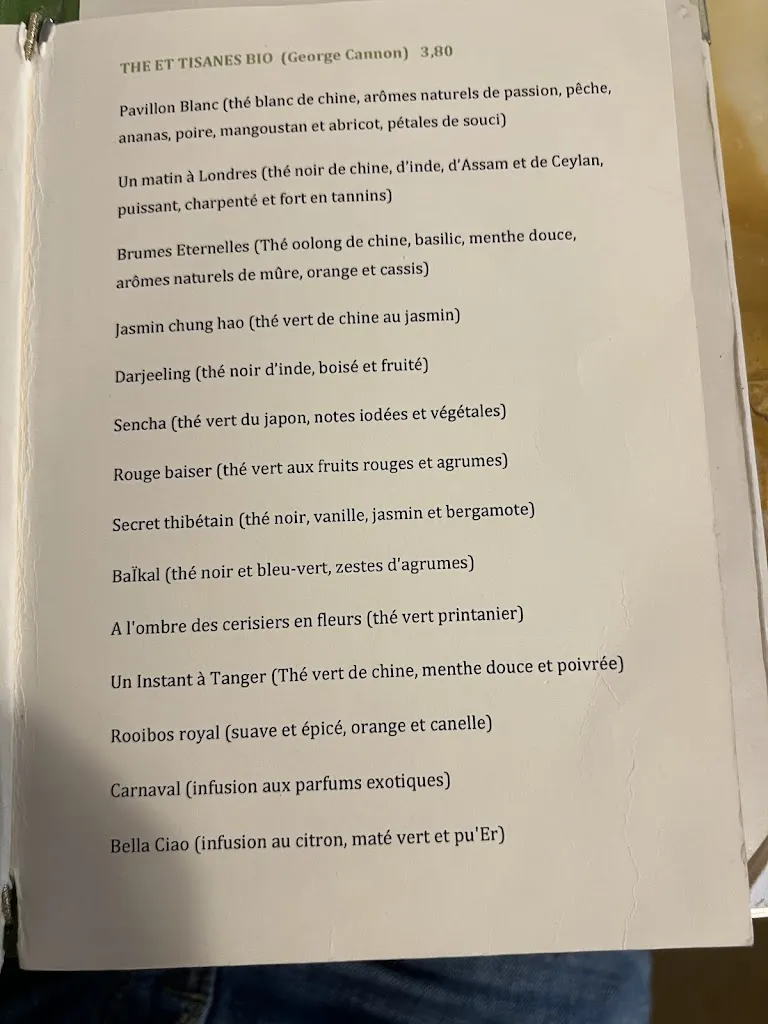 Menu_Café des Gourmets_Bastia_image_1