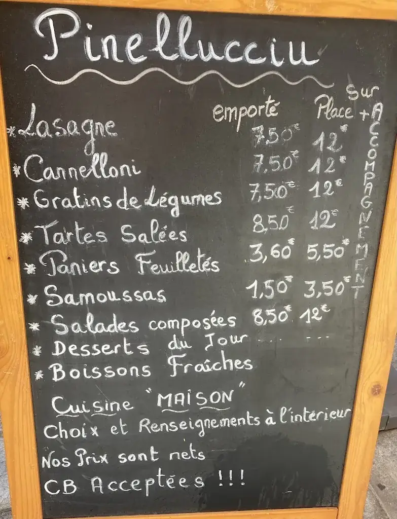 Menu_Restaurant Pinellucciu Lasagnaria_Bastia_image_2