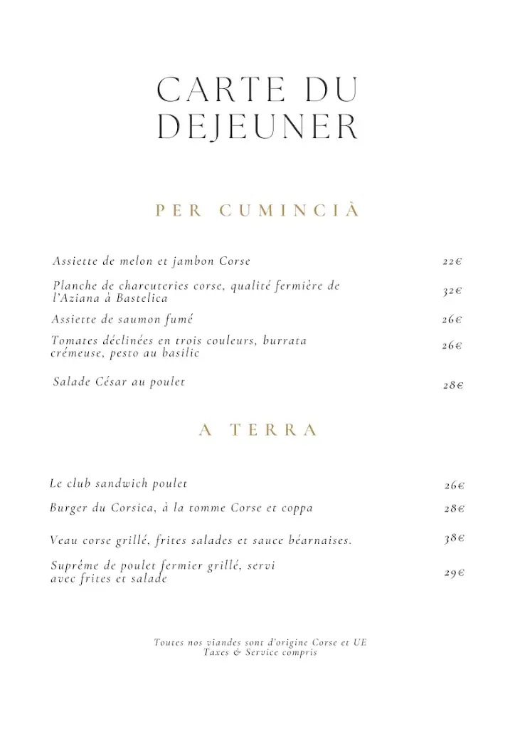 Menu_La Tavola - Restaurant Gastronomique Calvi_Calvi_image_4