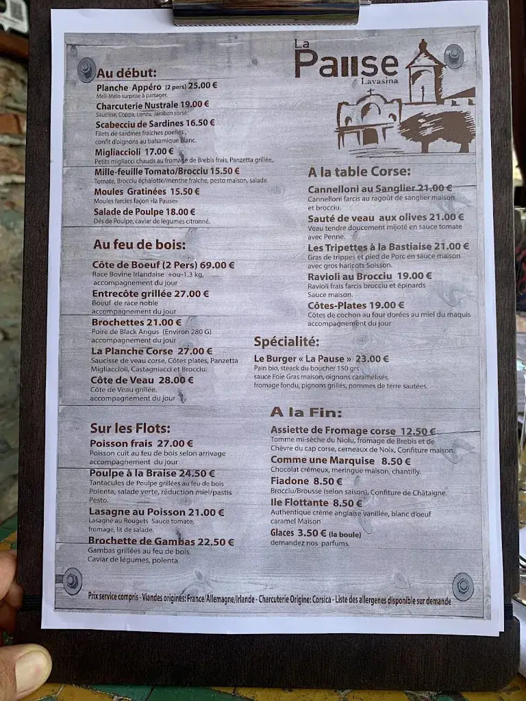 Menu_Rôtisserie Snack La Pause - Lavasina_Brando_image_4