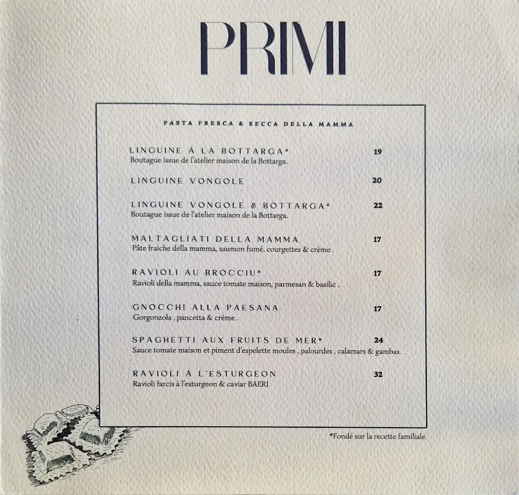 Menu_RESTAURANT MAISON DE LA BOTTARGA FURIANI_Furiani_image_2