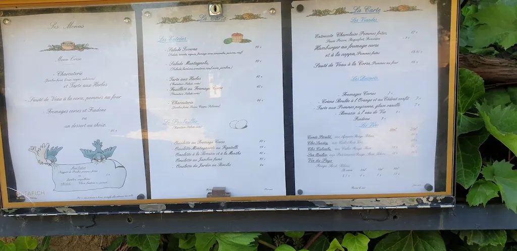 Menu_La Taverne Corse_Sant'Antonino_image_1