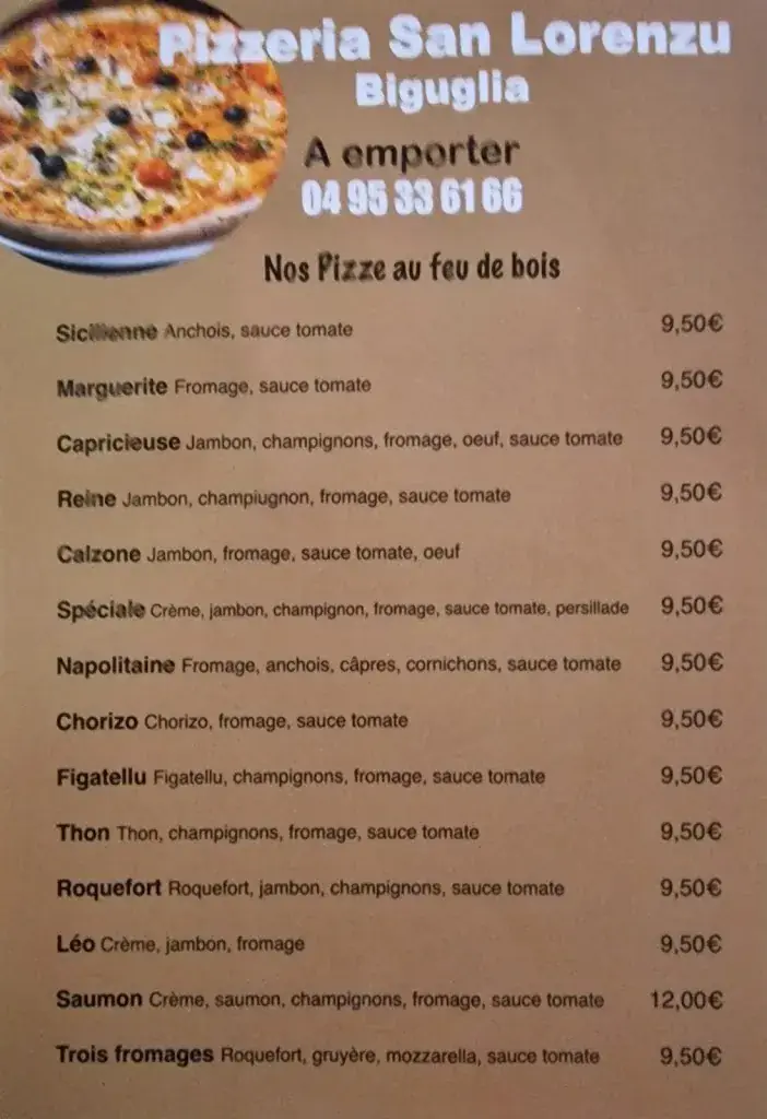 Menu_Pizzeria San Lorenzu Jean Louis_Biguglia_immagine_1