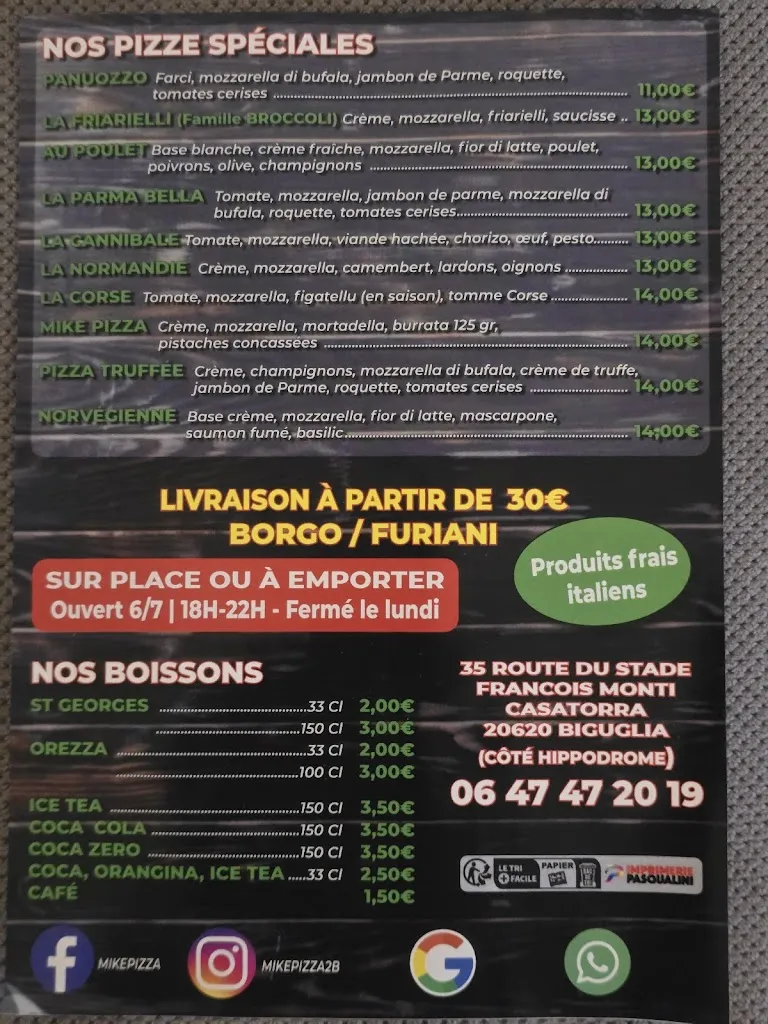 Menu_Mike Pizza_Biguglia_image_3