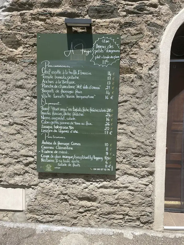 Menu_A forge restaurant_Oletta_image_4