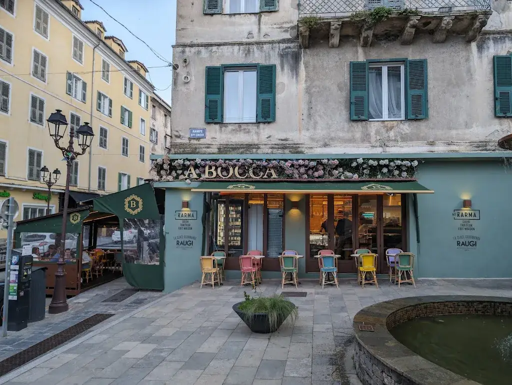 A bocca restaurant in Corte