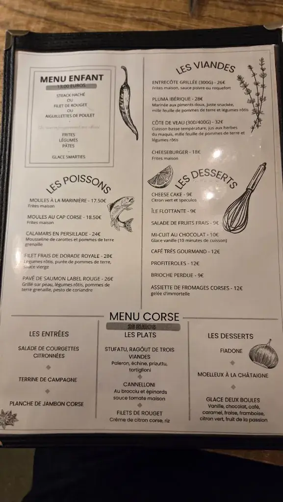 Menu_Ile de Beauté Café_Calvi_image_1