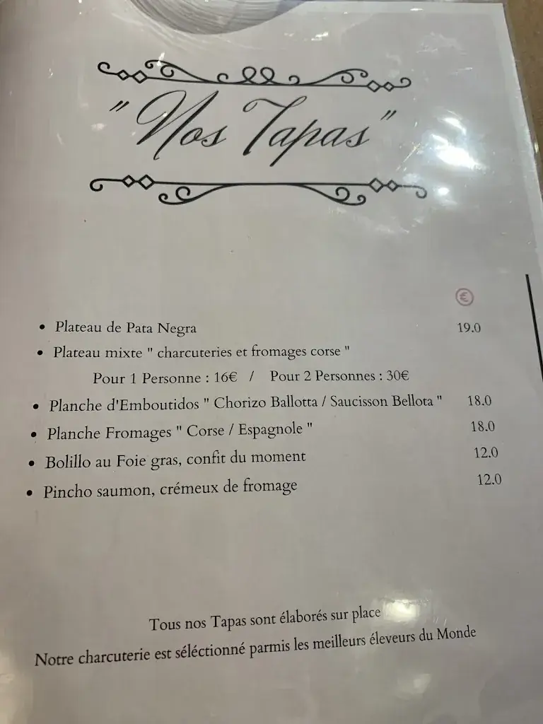 Menu_La Voûte_Calvi_image_2