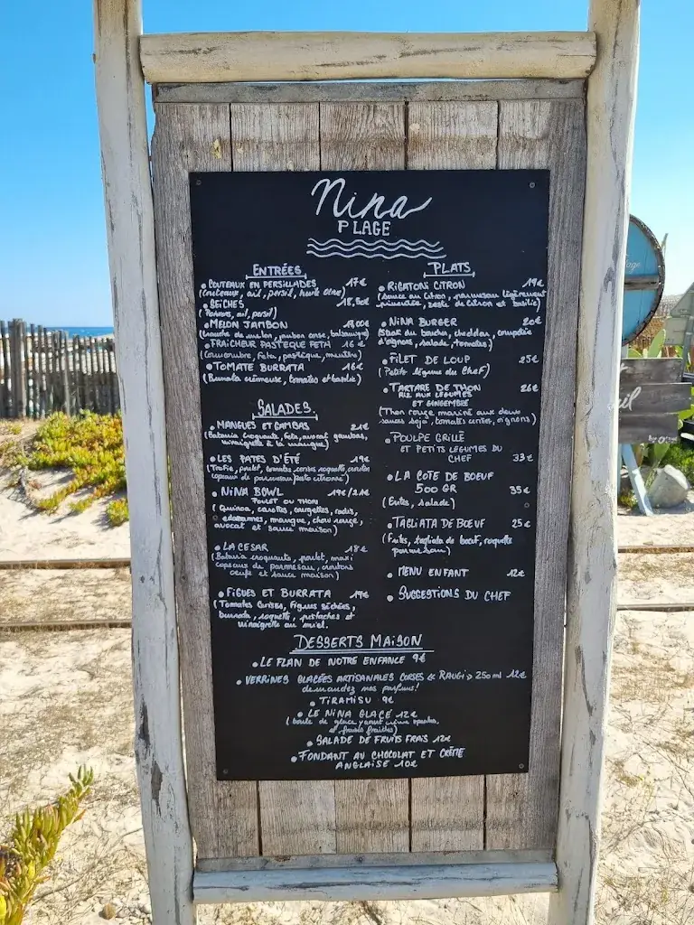 Menu_Nina Plage Calvi_Calvi_immagine_2