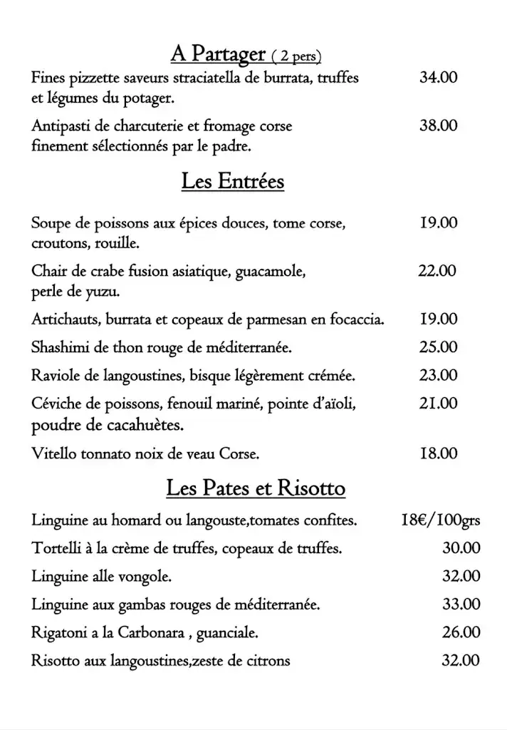 Menu_La Table de Sabine_Calvi_image_1
