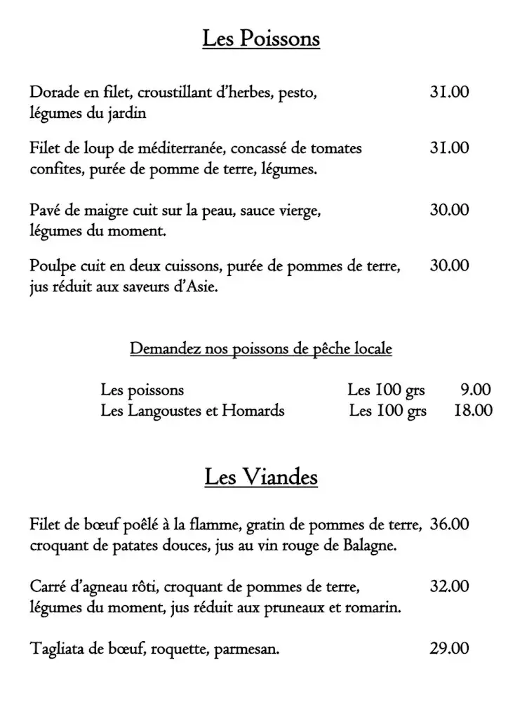 Menu_La Table de Sabine_Calvi_image_2