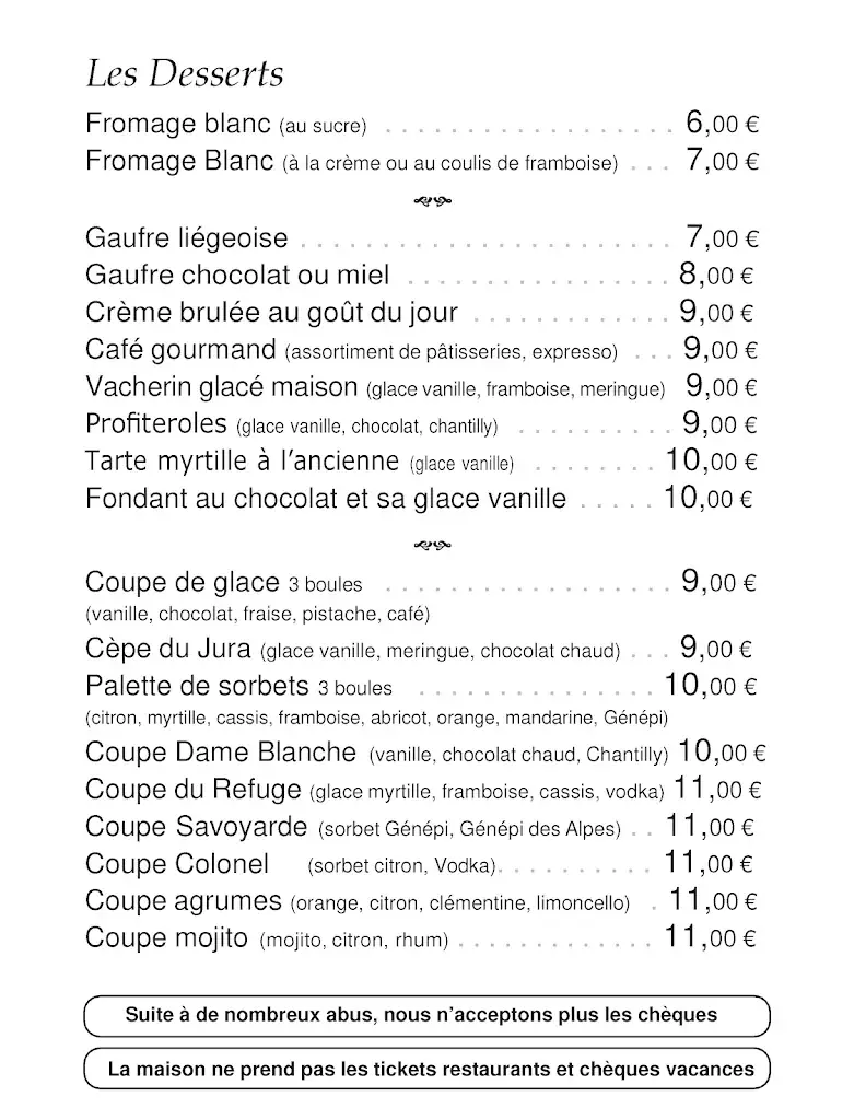 Menu_Le Refuge de Florimont_Gex_image_1
