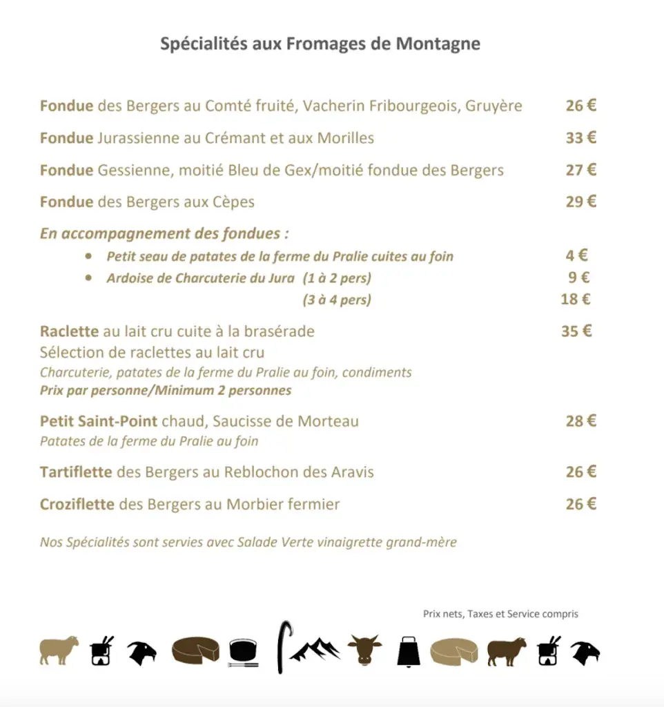 Menu_Restaurant des Bergers_Grilly_image_2