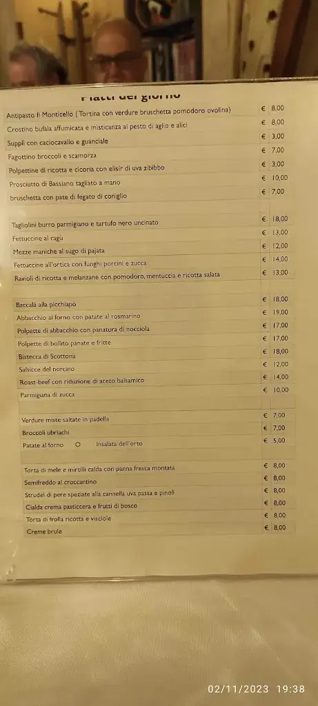 Menu_Ristorante Il Monticello_Italy_image_3