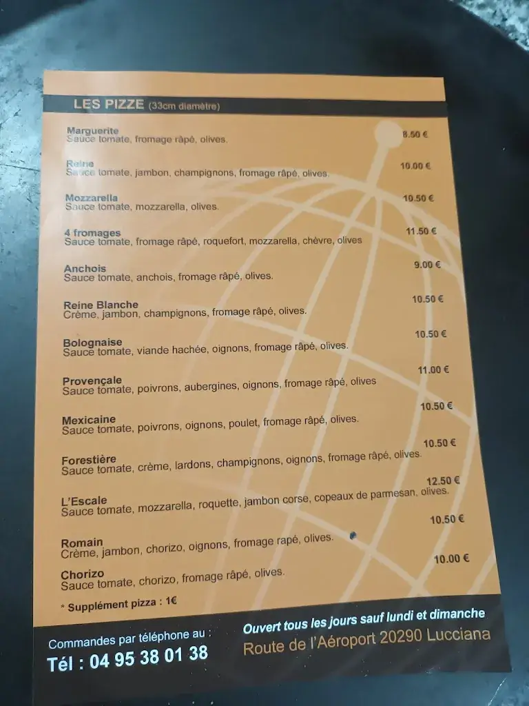 Menu_Restaurant L'Escale_Lucciana_image_3