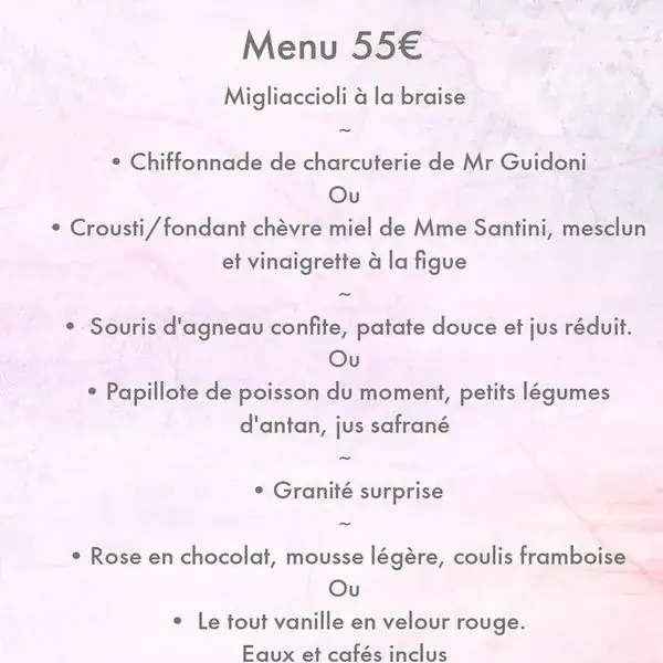 Menu_Restaurant Bleu Comme un Jardin_Lucciana_image_1