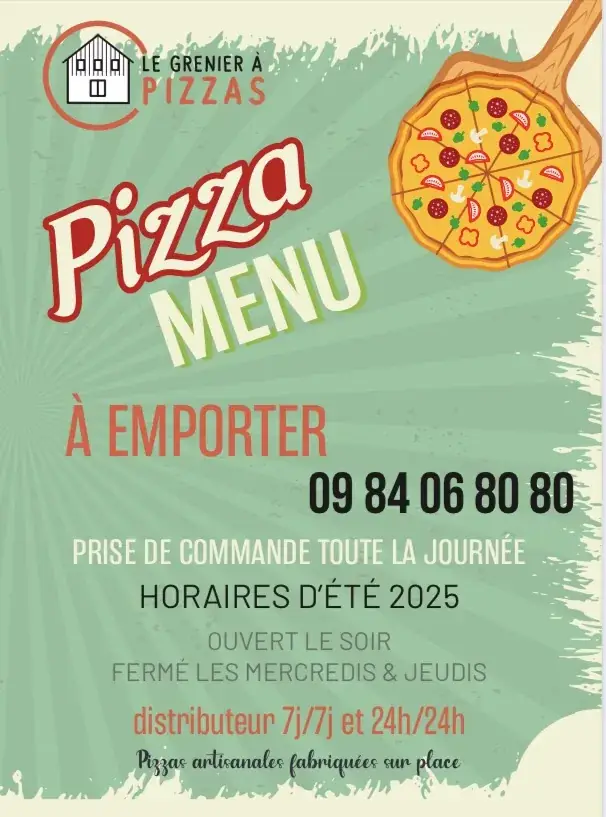 Menu_Le Grenier à Pizzas_Ambert_image_4