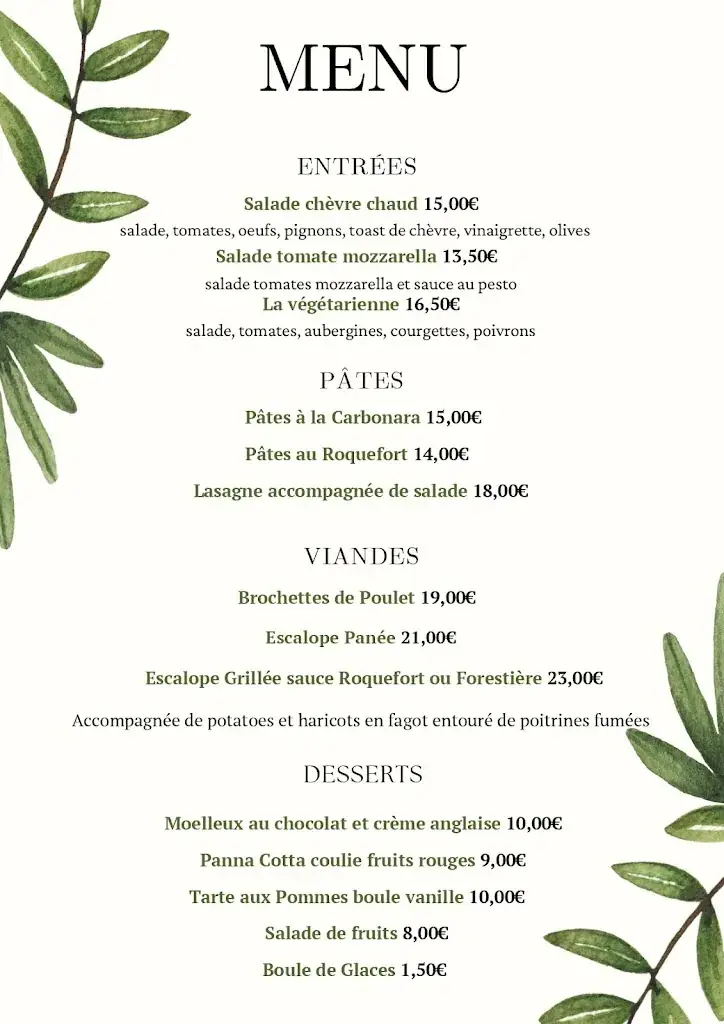 Menu_Au Jardin Restaurant_Lucciana_image_1