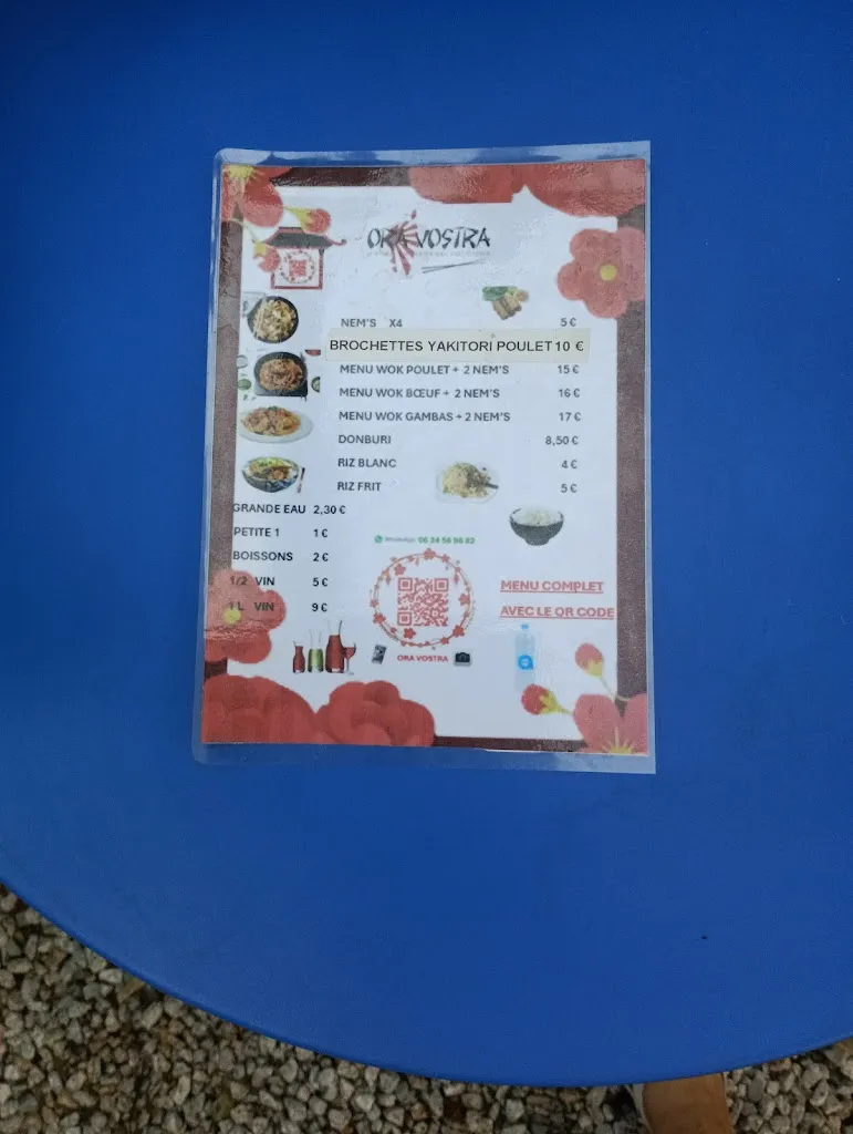 Menu_Ora vostra_Lucciana_image_1