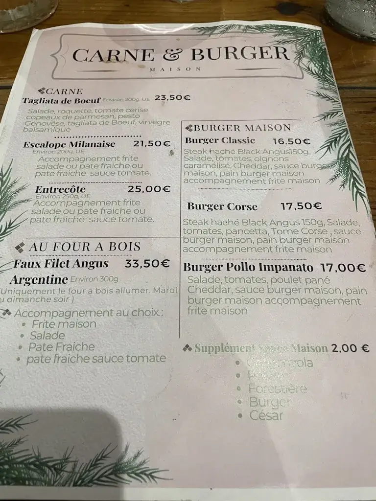 Menu_La Gazelle_Ghisonaccia_image_3